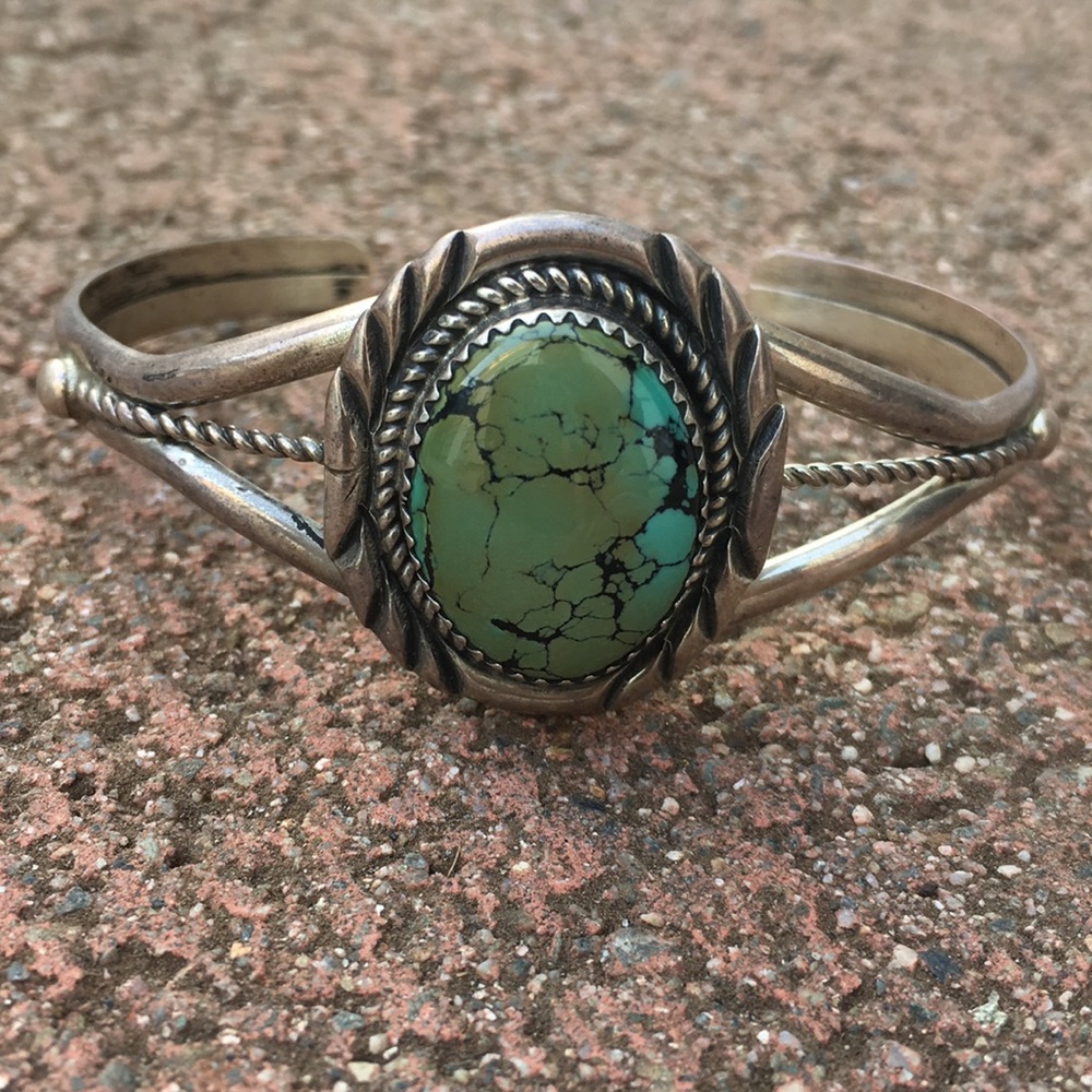 Roy Begay royston Turquoise sterling silver cuff